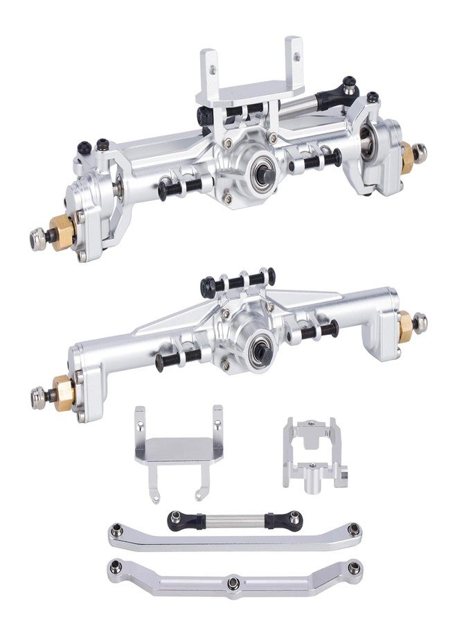 امك محور بوابة TRX4M ممتد من AMK بطول 20 مم، محور TRX4M مصنوع من الألومنيوم بتقنية CNC بوزن 109.6 غرام، محاور بوابة TRX4M مع خيارين لتركيب المؤازرة، قطع غيار ترقية محور TRX4M لسيارات الزحف التي تعمل بالتحكم عن بعد بمقياس 1/18 - Image 1